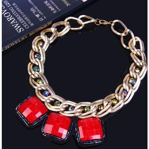 1pc wedding party gift Fashion geometric pendant necklace for women Exquisite floral pendant necklace