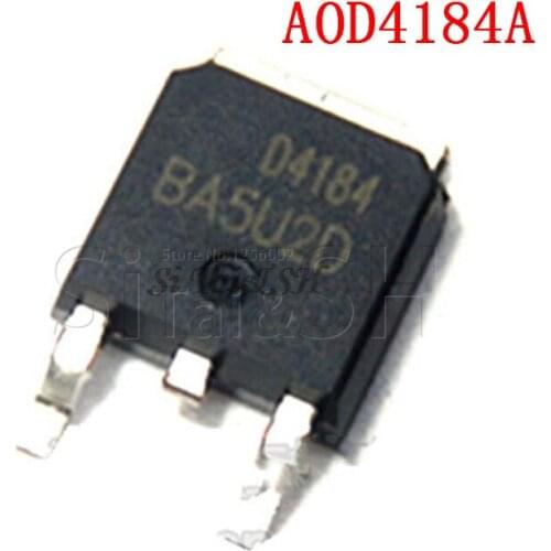 10PCS AOD4184A TO-252 D4184A TO252 AOD4184 D4184 40V/50A