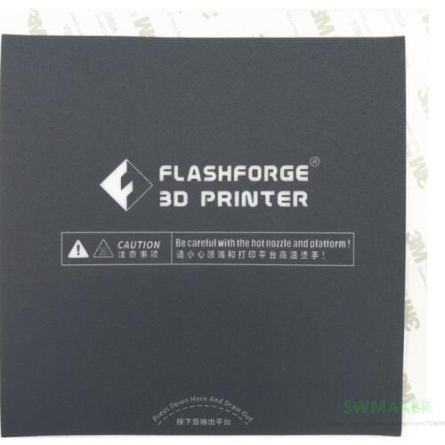 2pcs Flashforge Adventurer 3 3D Printer Dark grey Heated Bed Tape Print Sticker Build Plate Tape