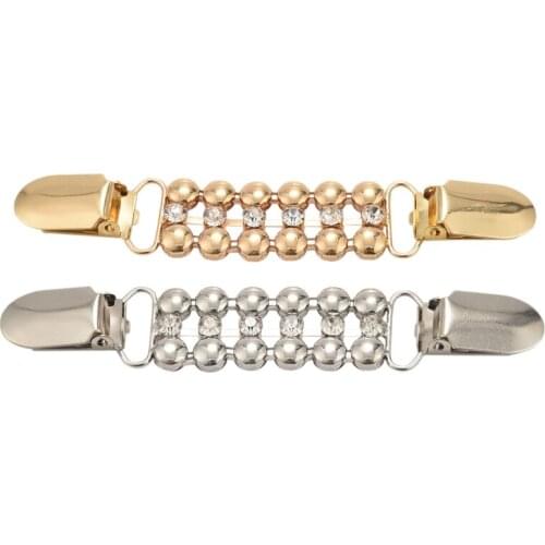 2Pcs Women Cardigan Sweater Blouse Pin Shawl Brooch Clips Shirt Collar Retro Duck Clip Winter Scarf Clasps Charms Accessories