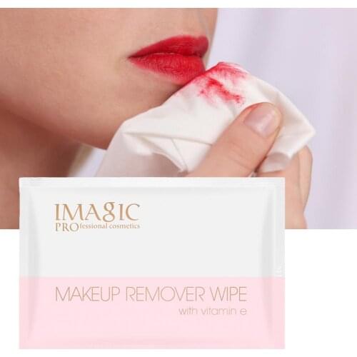5pcs IMAGIC Women Makeup Wipes Delicate Professional Clear for Girl Facial Makeup Remover Disposable Facial Cleaning Wipe