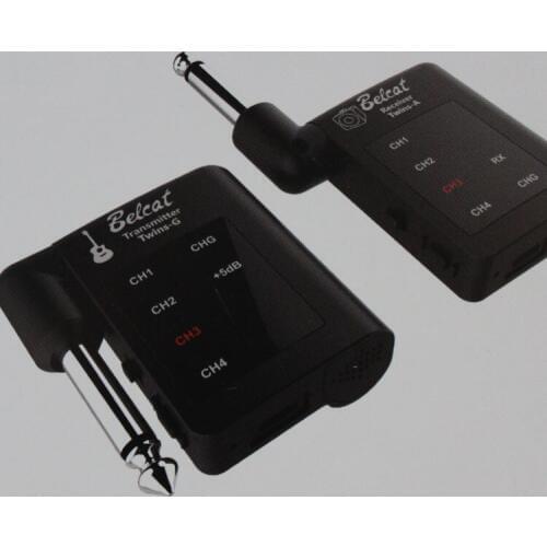Free shipping! Belact TWINS Guitar wireless transmitter&receiver system Bass guitar electric guitar pickups instrument accessory