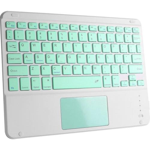 Mini Wireless Bluetooth Keyboard For ipad Phone Tablet Rubber Rechargeable For Android ios Windows
