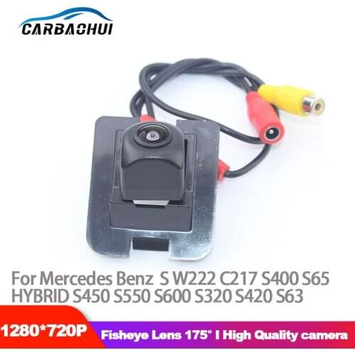 Fish Eyes Night Vision Car Reversing Back Up Camera For Mercedes Benz S W222 C217 S400 S450 S550 S600 S320 S420 S63 S65 HD CCD