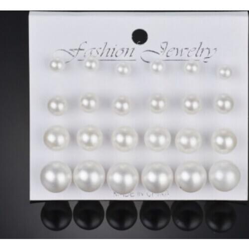 Multi Size Fashion Cute Pearl Creative Design for Earrings Party Favors Jewelry Gift for Birthday Present