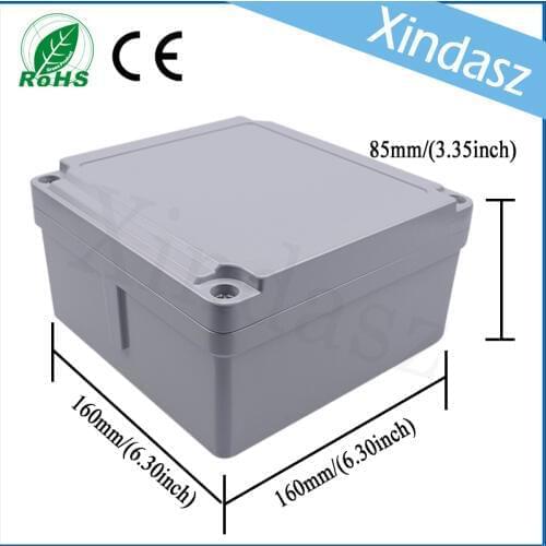 160*160*85mm 6.30X6.30X3.35Inch outdoor weatherproof electrical enclosures aluminum enclosure
