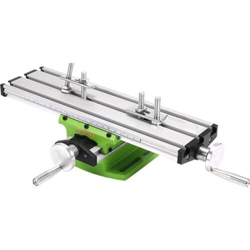GTBL 6300 Mini Precision Multifunction Milling Machine Bench Drill Vise Worktable X Y-Axis Adjustment Coordinate Table