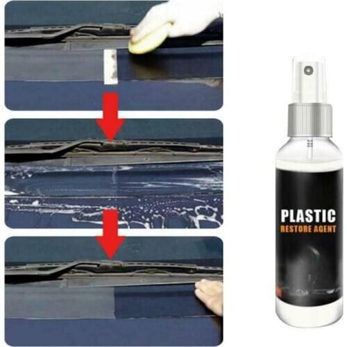 Upholstery Cleaner Hot Car Plastic Parts Retouching Agent Repair Interior Retouching Wax Instrument Panel Wax Agent