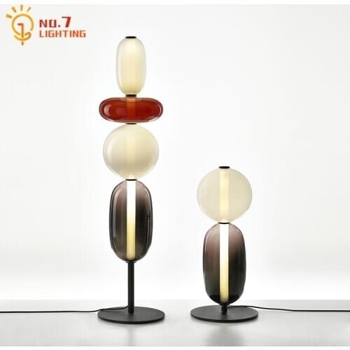 Czech Design Colorful Glass Bomma Corner Floor Lamp for Living Room Decoration Modern Stand Light Bedroom Bedside Hall Salon Bar