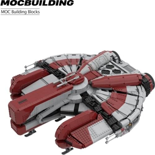 MOC Interstellar Vehicle Diy Building Block Eagle Fighting Interstellar MK1 War Ebony Model Eagle Robot Transport Warship Childr