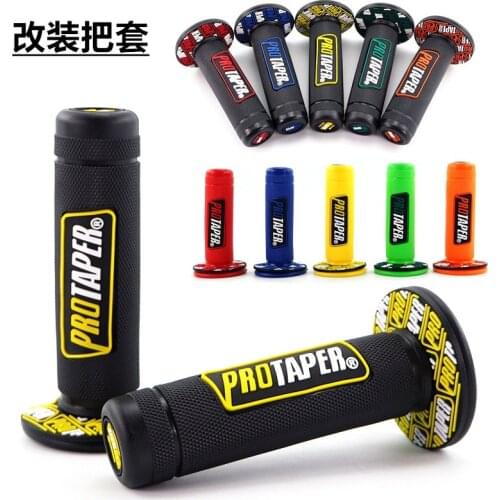 7/8" Universal Dirt Bike Motorcycle Hand Grips Handlebar End Cap Plug Slider Standard Bars For YZ125 YZ250 YZ426F YZ450F WR250F