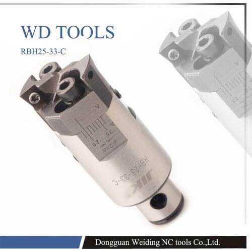 High precision RBH68-92mm Twin-bit Rough Boring Head used for deep holes, 0.02mm Grade