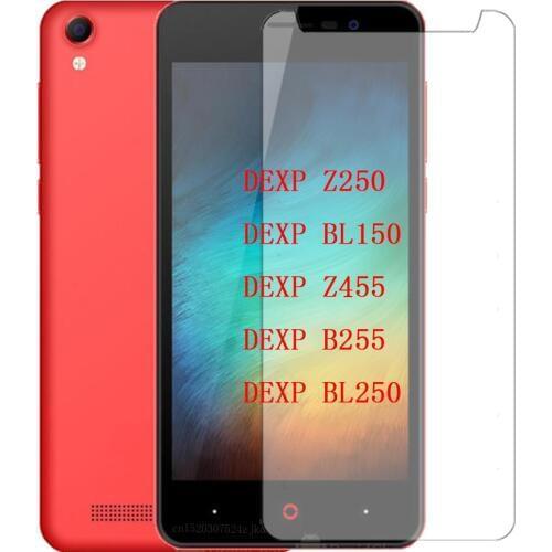 Tempered Glass For Dexp G155 Z255 M750 ES950 ES550 ML245 B260 B340 GS150 ML350 MS650 P350 Ixion ES850 Screen Protector Film