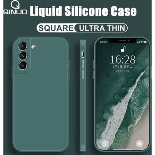 Luxury Liquid Silicone Case For Samsung Galaxy S21 S20 FE S9 S10 Plus Note 20 Ultra 10 Pro A52 A72 A42 A32 A51 A71 A50 A70 Cover
