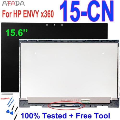 15.6'' LCD Display For HP Envy x360 15-CN series 15-cnxxxxxx LCD Touch Screen Glass Digitizer Assembly Panel Replacement