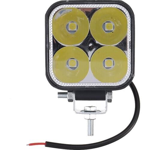 1PC 7070 LED 3 Inch Bar Work Light 24LEDs 12W 6500K Bright White 12V-60V Work Lights for Off-road Excavator Boat Vehicle