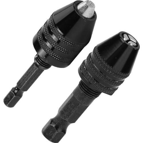 1PC Drill Chuck Keyless Drill Chuck Screwdriver Impact Driver Adaptor Hex Shank Drill Bit Tool Quick Change Convertor Adapter