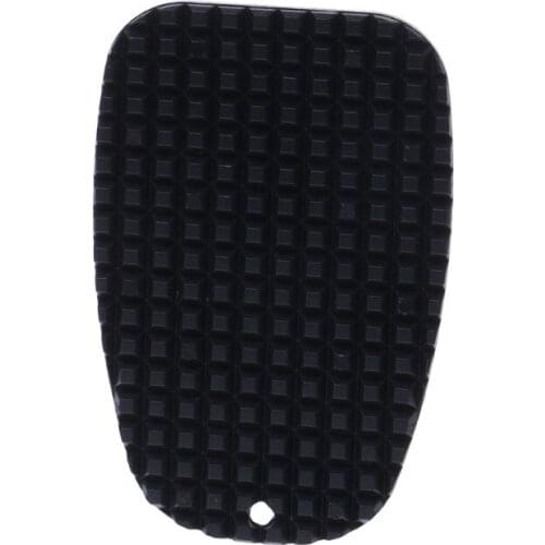 1pc Black Universal Motorcycle Plastic Side Stand Moto Bike Kickstand Non-slip Plate Side Extension Support Foot Pad Base