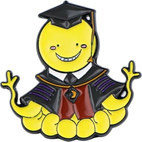 K3394 Anime Classroom Cartoon Metal Hard Enamel Pins and Brooches for Lapel Pin Backpack Bags Badge Collection Gifts