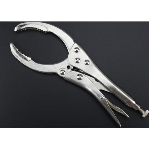 10 Inch Stainless Steel Oil Filter Wrench Car Repair Tools Oil Filter Removing Tool Grip Plier