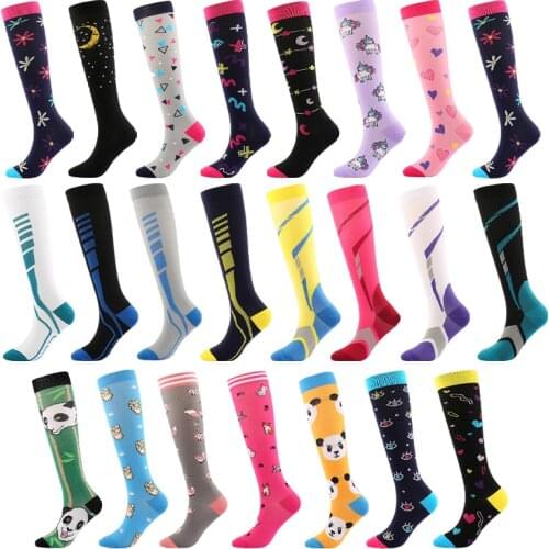 New Running Compression Stockings Pressure Nursing Socks For Edema Diabetes Varicose Veins Outdoor Running Sports Socks