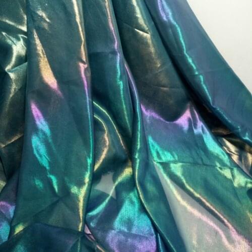 Cosplay Magic color bronzing Fabric Colorful Chiffon 30D Fabric Soft Bronzed Breathable DIY Dress Fabric