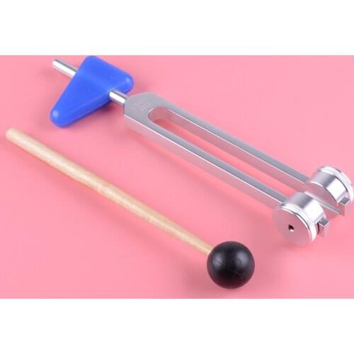 LETAOSK New Tuning Fork Chakra Hammer Ball Diagnostic Healing Tool OM136.1Hz