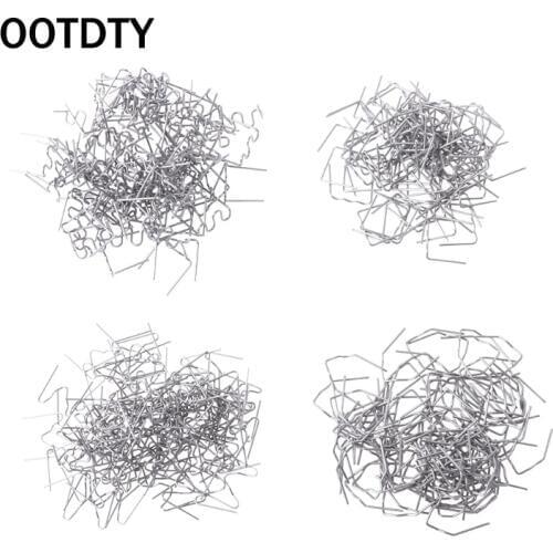 400Pcs Pre-cut Staples Hot Staples For Plastic Stapler Repair Kit Welder 4 Sizes