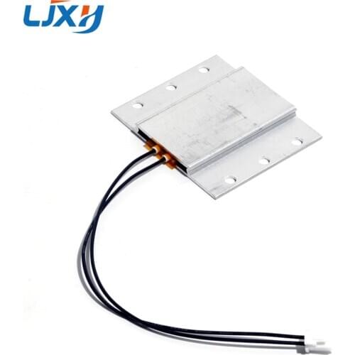 LJXH PTC5 Heating Table Heating Sheet 24V 130 Degrees 54x63x5.8mm with Fixing Hole Aluminum Shell Heating Plate