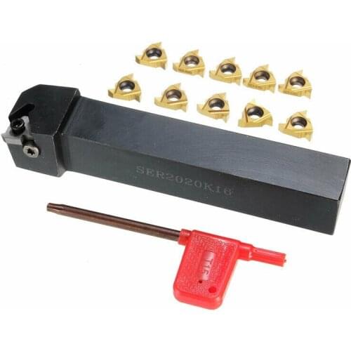 SER1212H16 SER1616H16 SER2020K16 SER2525M16 thread holder +External thread turning tool 16ER AG60 carbide inserts Cutting tool