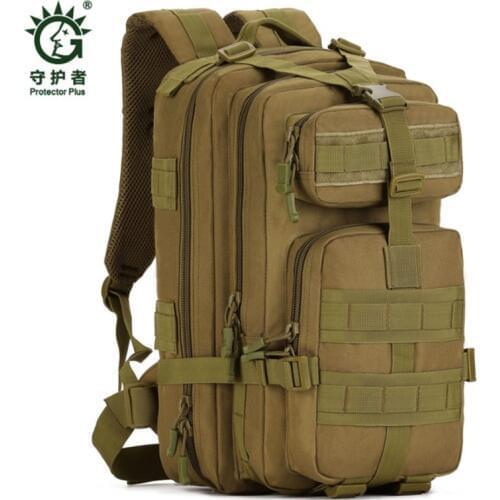 Military men bag women 600 0 d high density nylon 40 liters backpack 3 p attack 17 inch computer trip mens bags Protector Plus