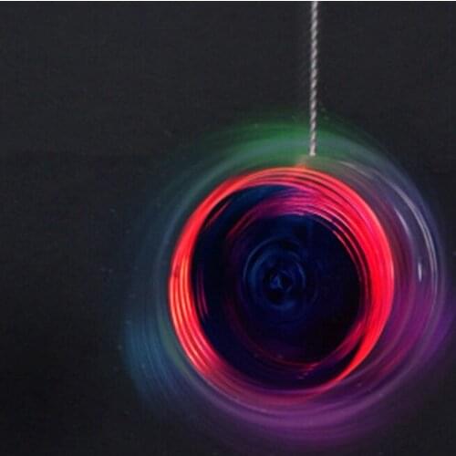 LED Flashing YoYo Ball Luminous Flashing Child Clutch Mechanism Yo-Yo Ball Toys For Kid Entertainment Children Gift Party Favour