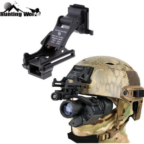 Tactical Combat NVG Night Vision Goggle Mount Set Rhino Arm Mount for Mich Fast fits PVS14 PVS7 Hunting Airsoft Caza
