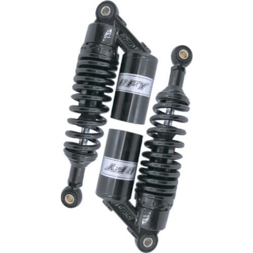 Universal 11 "280mm 8mm Spring 1 Pair Rear Shock Absorber Motorcycle FOR Honda Yamaha Suzuki Kawasaki Ducati ATV Black