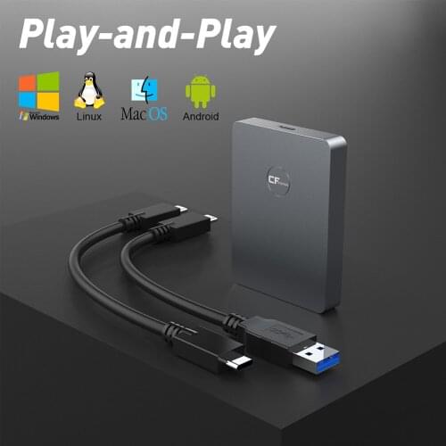 USB3.1 Gen 2 CFexpress Type B Reader Portable Memory Cardreader Adapter Flash Memory Card for Rocketek CR316