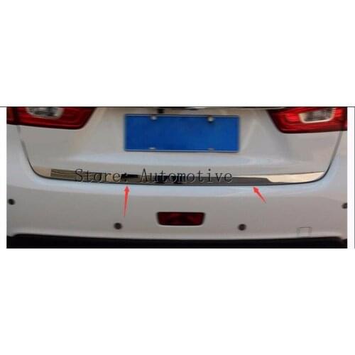 High quality For 2010 2011 2012 2013-2015 for Mitsubishi ASX stainless steel Rear Trunk Lid Cover Trim Tail gate trim