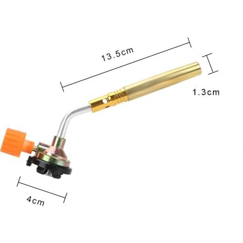 1300-degree rechargeable torch pen type adjustable butane gas welding torch windproof lighter gas welding equipment