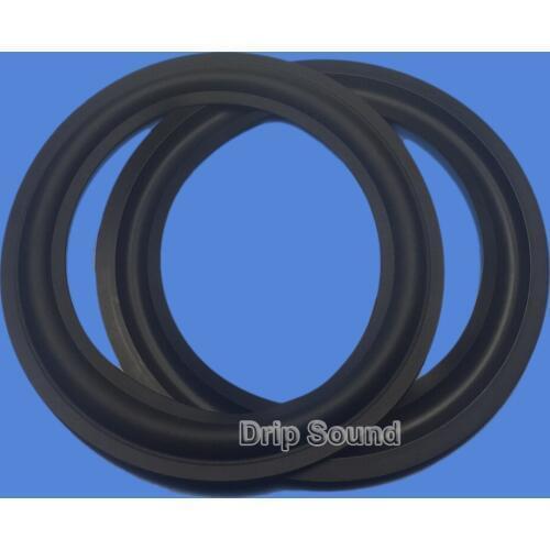 2pcs 8" inch 195mm Speaker Rubber Surround Edge Subwoofer Woofer Surround Circle Repair Parts