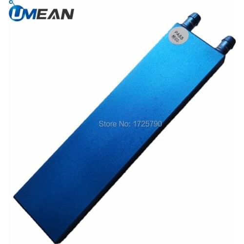 40x160mm Blue Aluminum Water Cooler Radiator Block Semiconductor Air Conditioner Cooling System Kit for PC CPU