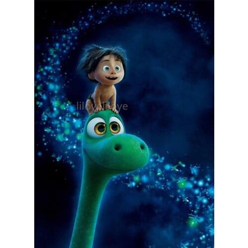 5D DIY Diamond Painting Full Square/Round Diamond Embroidery Cartoon dragon Pictures of Rhinestones Mosaic Kids Room Decor CV388