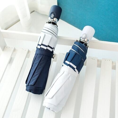 Automatic Portable Umbrella Female Foldable Waterproof High Quality Fabric Parasol Umbrella Guarda Chuva Home Rain Gear DB60YS
