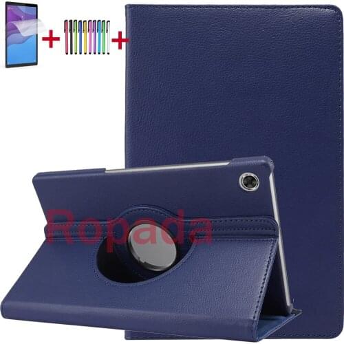 Tablet case for Lenovo M10 HD FHD 10.1'' tab TB-X505F TB-X505N TB-X605F TB-X605C 360 degree rotation multi angle stand cover