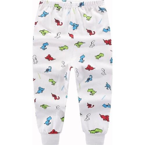 Childrens Pajamas Pants Cartoon Cotton Kids Underwears Bottoms Pants Trousers Sleepwears Autumn Winter Leggings For Boys Girls