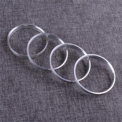 DWCX 4Pcs Universal Aluminum Alloy Wheel Spacer Hub Centric Rings 70.6mm OD to 67.1mm ID