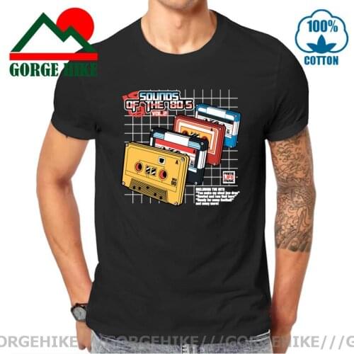Punk Vintage Clothing Shirt Sounds 80s Cassette Tape Man T Shirts Code Geass Personalized Discount Funny T-Shirt Music Love