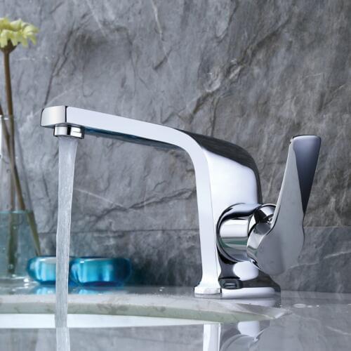 Becola Innovative fashion style Basin faucet Cold and hot water bathroom tap Gold Black White B-10005