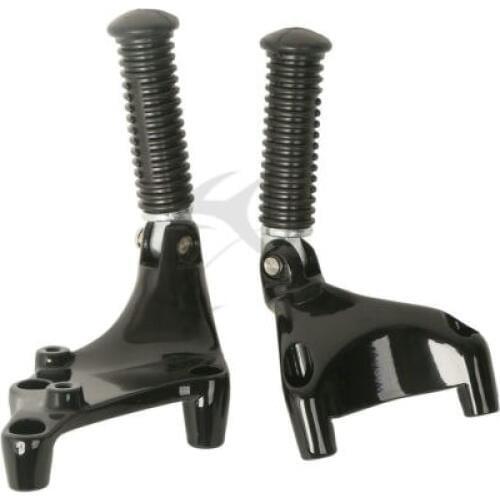 Motorcycle Black Rear Passenger FootPeg Mount Kit For Harley Sportster XL 883 1200 14-17 15