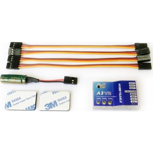 A3 V2 fixed wing flight control 6-axis auto balance gyroscope F3P KT drone aircraft spare parts