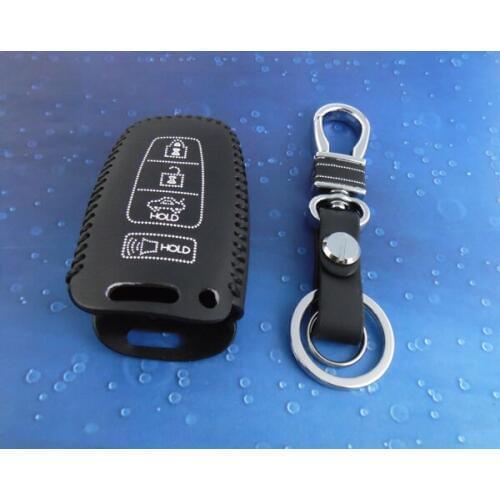 Leather for Equus Key Fob Keyless Entry Remote Transmitter case cover W