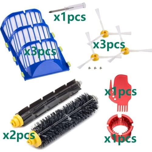 Filter Roller Brush for iRobot Roomba 600 Series 675 614 618 620 630 635 645 650 652 655 660 665 670 671 676 680 690 695 Part